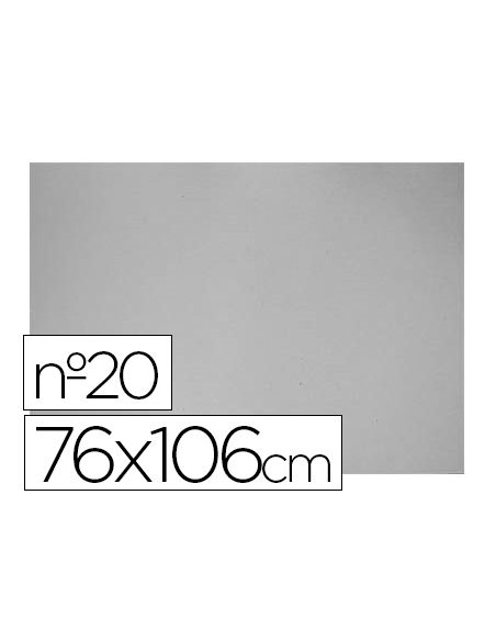 Carton Gris Nº 20 75X105 Cm Hoja