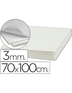 Carton Pluma Liderpapel Blanco Adhesivo 1 Cara 70X100 Cm Espesor 3 Mm