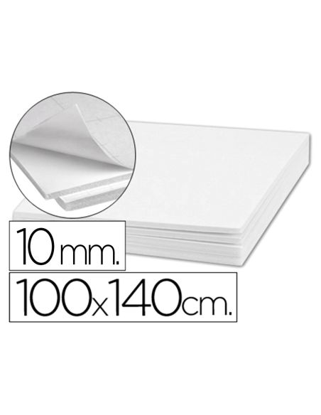 Carton Pluma Liderpapel Blanco Doble Cara 100X140Cm Espesor 10 Mm