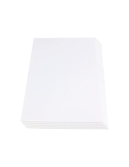 Carton Pluma Liderpapel Blanco Adhesivo 1 Cara 70X100Cm Espesor 10 Mm