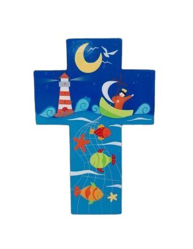 Cruz Milagros E Los Peces 15X10 805