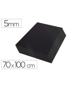 Carton Pluma Liderpapel Negro Doble Cara 70X100Cm Espesor 5 Mm