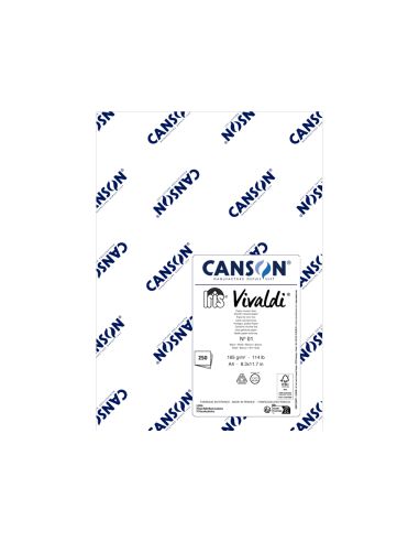 Cartulina Guarro Din A4 Blanco 185 Gr Paquete De 250 Hojas
