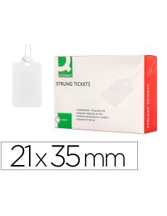 Etiquetas Colgantes Q-Connect 21X35 Mm Caja De 500 Unidades