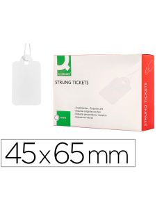 Etiquetas Colgantes Q-Connect 45X65 Mm Caja De 400 Unidades