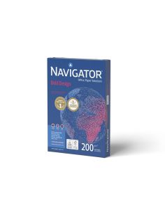 Papel Fotocopiadora Navigator Bold Design Din A4 200 Gr Papel Multiuso Ink-Jet Y Laser Paquete De 150 Hojas
