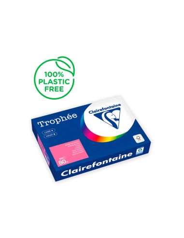 Papel Color Trophee A4 80Gr Rosa Fuscia Intenso Paquete De 500 Hojas
