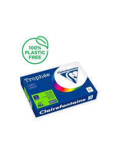 Papel Color Trophee A4 80Gr Verde Neon Paquete De 500 Hojas
