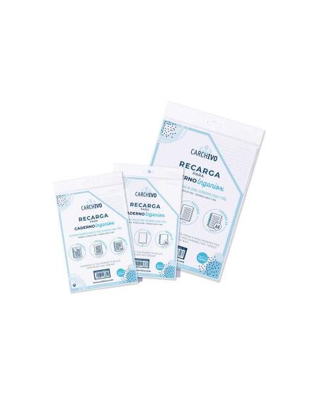 Recambio Carchivo Para Cuaderno Ingeniox Din A5 50 Hojas Liso