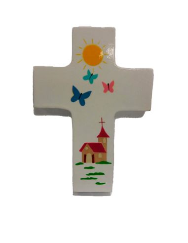 Cruz 252 Recois Ma Priere Blanca 10,5cm