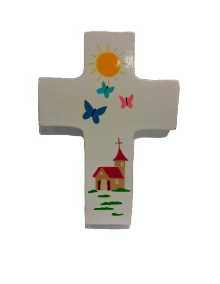 Cruz 252 Recois Ma Priere Blanca 10,5cm