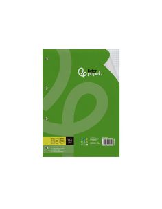 Recambio Liderpapel A4 100 Hojas 100Gr Cuadro 5Mm Con Margen 4 Taladros 2