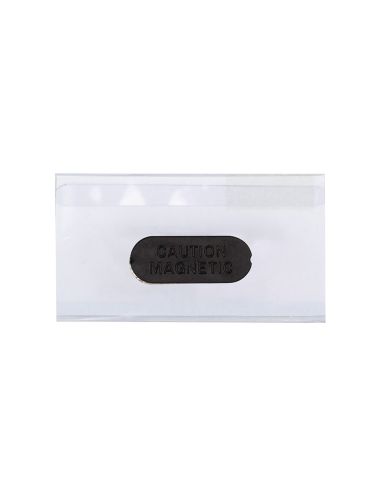 Identificador Q-Connect Kf14137 Con Clip Magnetico Apertura Superior 40X75 Mm