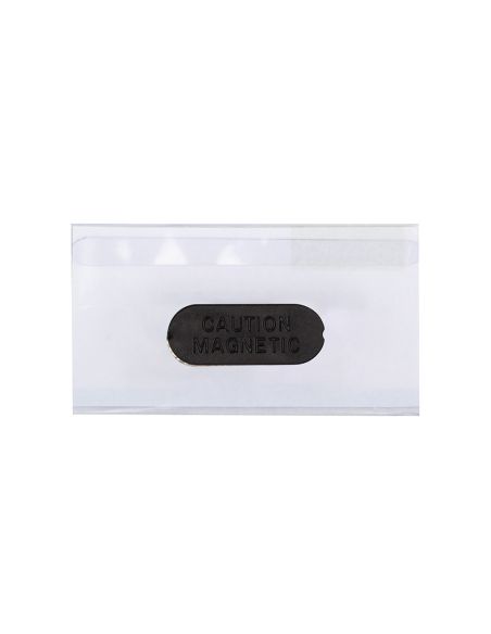 Identificador Q-Connect Kf14137 Con Clip Magnetico Apertura Superior 40X75 Mm