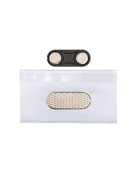 Identificador Q-Connect Kf14137 Con Clip Magnetico Apertura Superior 40X75 Mm