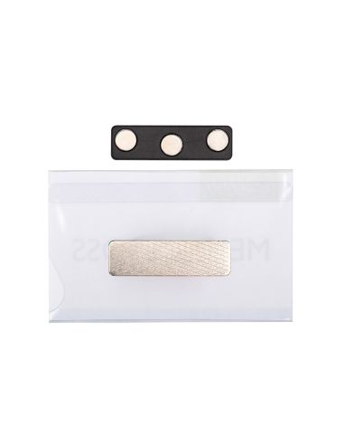 Identificador Q-Connect Kf14138 Con Clip Magnetico Apertura Superior 54X90 Mm