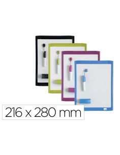 Pizarra Nobo Hogar Magnetica + Borrador 216X280 Mm Colores Surtidos