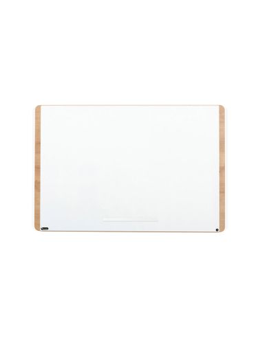 Pizarra Blanca Rocada Lacada Magnetica Tablero Color Roble 100X150 Cm