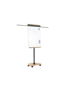 Pizarra Blanca Rocada Gama Natural Movil Lacada Magnetica Con 2 Brazos Abatibles 69X99 Cm 2