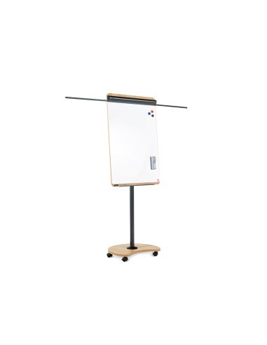 Pizarra Blanca Rocada Gama Natural Movil Lacada Magnetica Con 2 Brazos Abatibles 69X99 Cm
