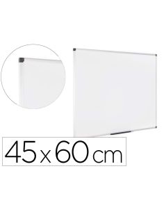 Pizarra Blanca Bi-Office Earth Lacada Magnetica Marco De Aluminio 450X600 Mm
