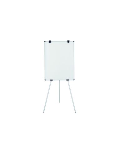 Pizarra Blanca Bi-Office Earth Kyoto Con Tripode Para Convenciones Eco Melamina Lacada Marco Aluminio 75X105