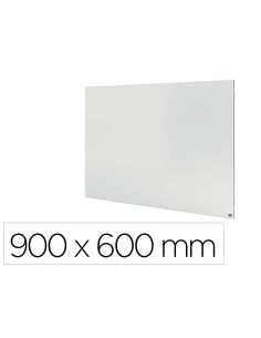 Pizarra Blanca Nobo Infinity Sin Marco Acero Lacado Magnetico 900X600 Mm