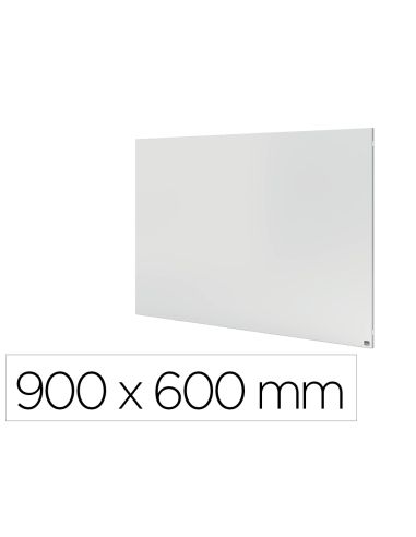 Pizarra Blanca Nobo Infinity Sin Marco Acero Lacado Magnetico 900X600 Mm