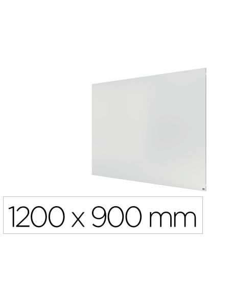 Pizarra Blanca Nobo Infinity Sin Marco Acero Lacado Magnetico 1200X900 Mm