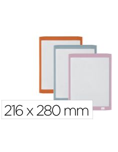 Pizarra Blanca Nobo Magnetica Con Borrador Iman Y Rotulador Marco Colores Pastel Surtidos 216X280 Mm