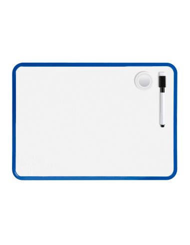 Pizarra Blanca Liderpapel 21X30 Cm Magnetica Doble Cara Lisa Con Rotulador Iman Y Borrador