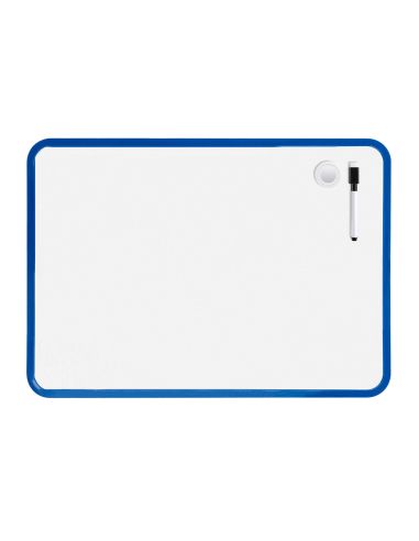 Pizarra Blanca Liderpapel 30X42 Cm Magnetica Doble Cara Lisa Con Rotulador Iman Y Borrador