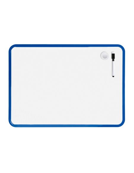 Pizarra Blanca Liderpapel 30X42 Cm Magnetica Doble Cara Lisa Con Rotulador Iman Y Borrador