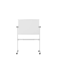 Pizarra Blanca Bi-Office Ayda Magnetica Acero Lacado Volteable Movil 106,5X75 Cm