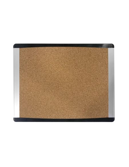 Pizarra Corcho Bi-Office Inka Reciclado Marco De Aluminio Y Laterales Plastico Negro 280X216 Mm
