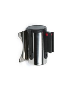 Cinta Extensible De Pared Separadora Retractil De 2 Mt Clips A Ambos Lados Y Clip De Recepcion Color Negro 2