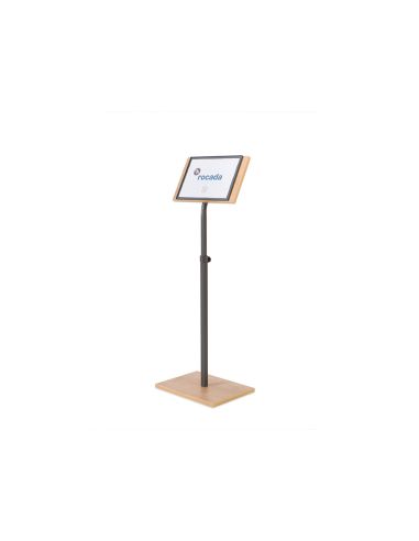 Soporte Rocada Porta Anuncios Tamaño A4 Giro 90 Regulable En Altura