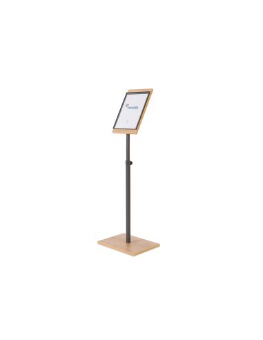 Soporte Rocada Porta Anuncios Tamaño A4 Giro 90 Regulable En Altura
