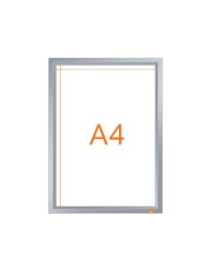 Marco Porta Anuncios Nobo Impression Pro Din A4 Marco De Clip Aluminio 235X13X325 Mm 2
