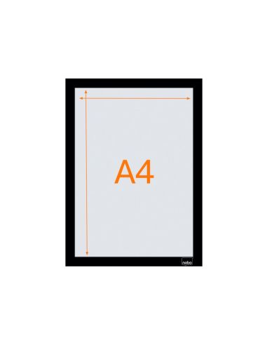 Marco Porta Anuncios Nobo Din A4 Marco Magnetico Autoadhesivo Color Plata Pack De 2 Unidades|Libreriasalesiana