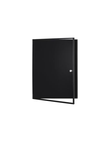 Vitrina De Anuncios Bi-Office New Gen Magnetica Acero Lacado 6Xa4 Para Interior Color Negro 696X636X36 Mm