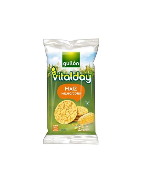 Tortitas De Maiz Gullon Vitalday 108 Gr Paquete De 4 Unidades De 27,5 Gr