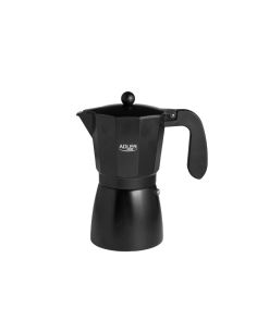 Cafetera Italiana Adler Espresso 6 Tazas 300Ml Valido Para Vitroceramica Cocina Electrica Y Fuego
