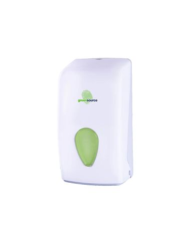 Dispensador Papel Higienico Bunzl Greensource Plegado Zig-Zag Fabricado En Abs Color Blanco