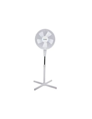 Ventilador Blaupunkt Pie Base Cruzada 5 Aspas 3 Velocidades Altura Regulable 50W