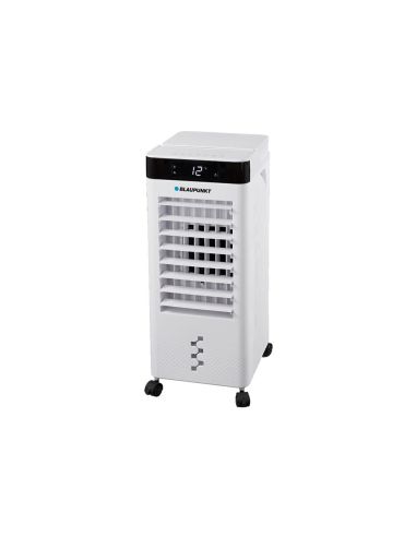 Climatizador Evaporativo Blaupunkt 65W Deposito 8L 3 Velocidades Hasta 20 M2 Con Ruedas Y Mando Color Blanco