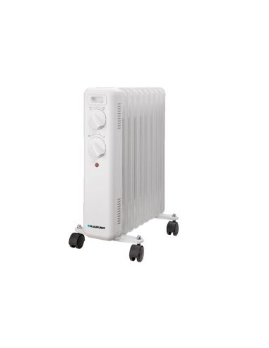 Radiador De Aceite Blaupunkt 2000W 9 Elementos Calorificos Proteccion Sobrecalentamiento Con Ruedas Color Blanco