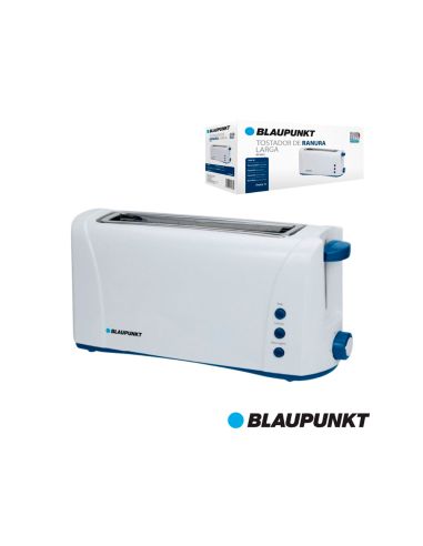 Tostador Blaupunkt Boca Ancha 220V-1000W Termostato 6 Niveles Con Boton De Parada Color Blanco