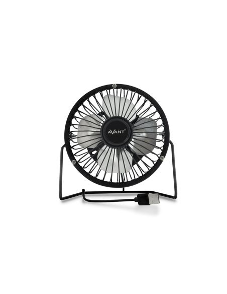 Ventilador Sobremesa Avant 3W Diametro 100 Mm Alimentacion Usb Longitud Cable 1 Mt Color Negro