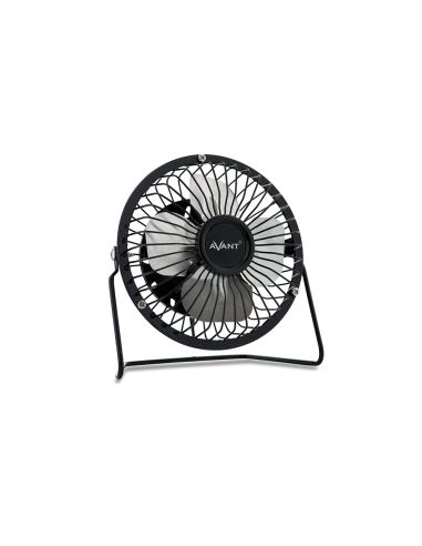 Ventilador Sobremesa Avant 3W Diametro 100 Mm Alimentacion Usb Longitud Cable 1 Mt Color Negro
